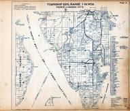 Page 003 - Township 20 N., Range 1 W., Harstine Island, Longbranch, Lake Bay, Delano, Drayton Passage, Taylors Bay, Pierce County 1951